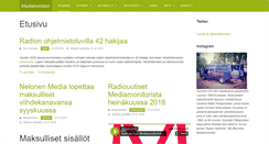 Desktop Screenshot of mediamonitori.fi